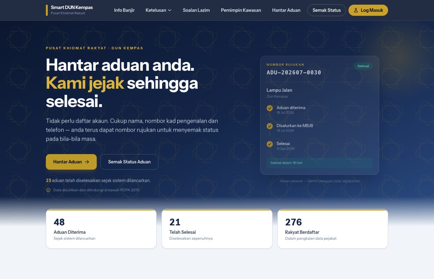 Portal awam Smart DUN